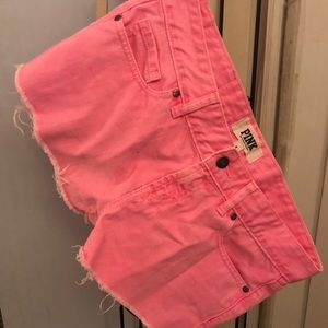 Pink shorts